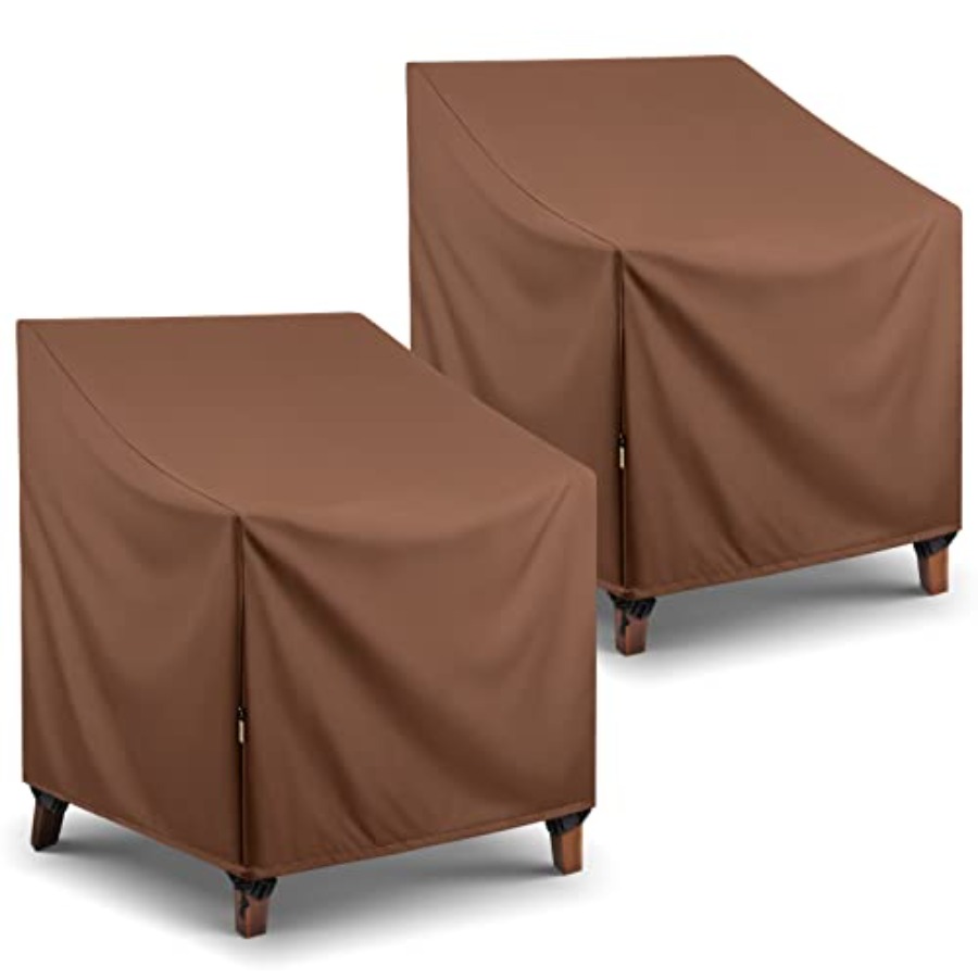Outdoor Furniture Heavy - ผ้าคลุมเก้าอี้สนามกันน้ำ, ผ้าคลุมเก้าอี้พักผ่อนกลางแจ้งแบบหนา, ผ้าคลุมเฟอร์นิเจอร์สนามสำหรับเก้าอี้โยกหมุนในสวน