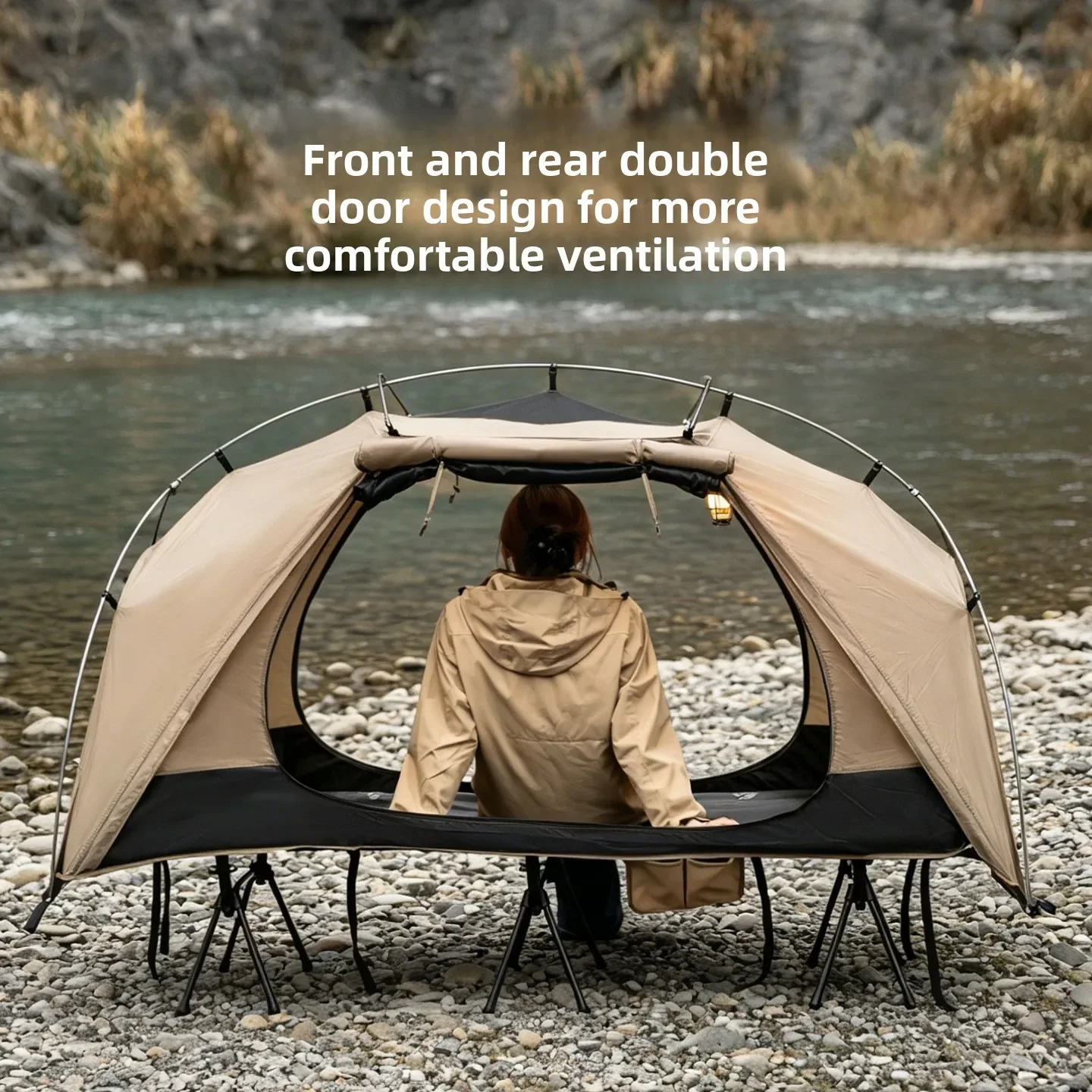 Outdoor Furniture Arhaus - เต็นท์นอนกลางแจ้ง MOUNTAINHIKER เฟอร์นิเจอร์เต็นท์น้ำหนักเบา กันน้ำ สำหรับพักผ่อน แคมป์ปิ้ง