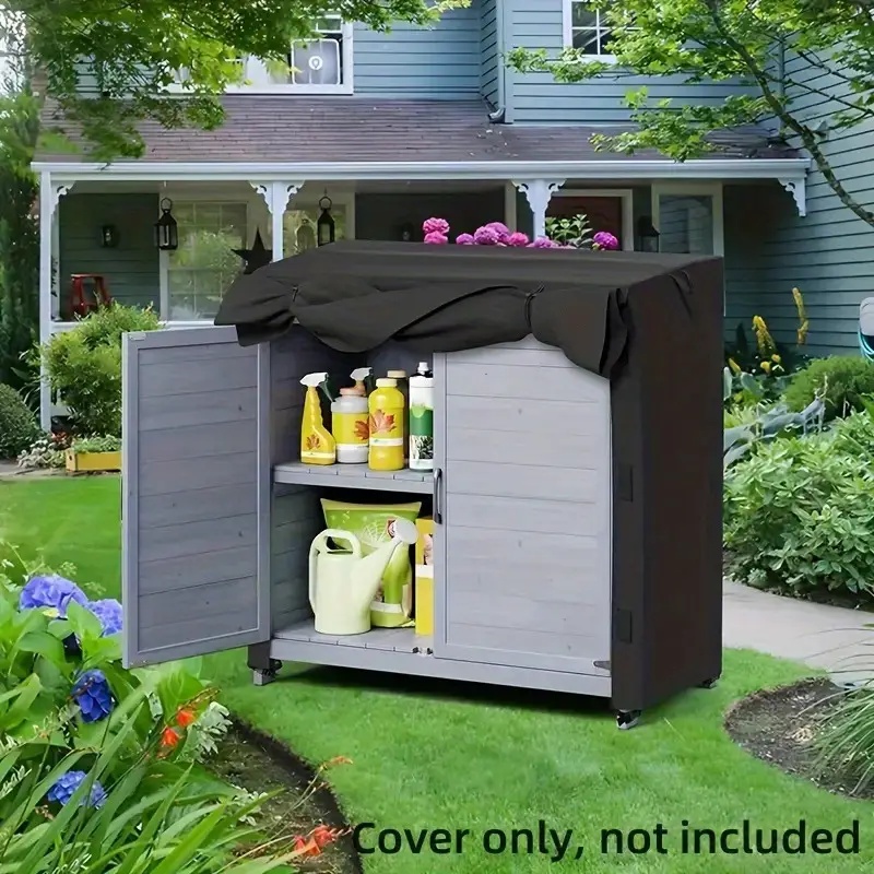 Outdoor Furniture Heavy - ผ้าคลุมตู้กันน้ำสำหรับใช้งานกลางแจ้ง กล่องเก็บของกันน้ำสำหรับงานหนัก ผ้าคลุมกันน้ำสำหรับเฟอร์นิเจอร์กลางแจ้งและตู้เก็บของ