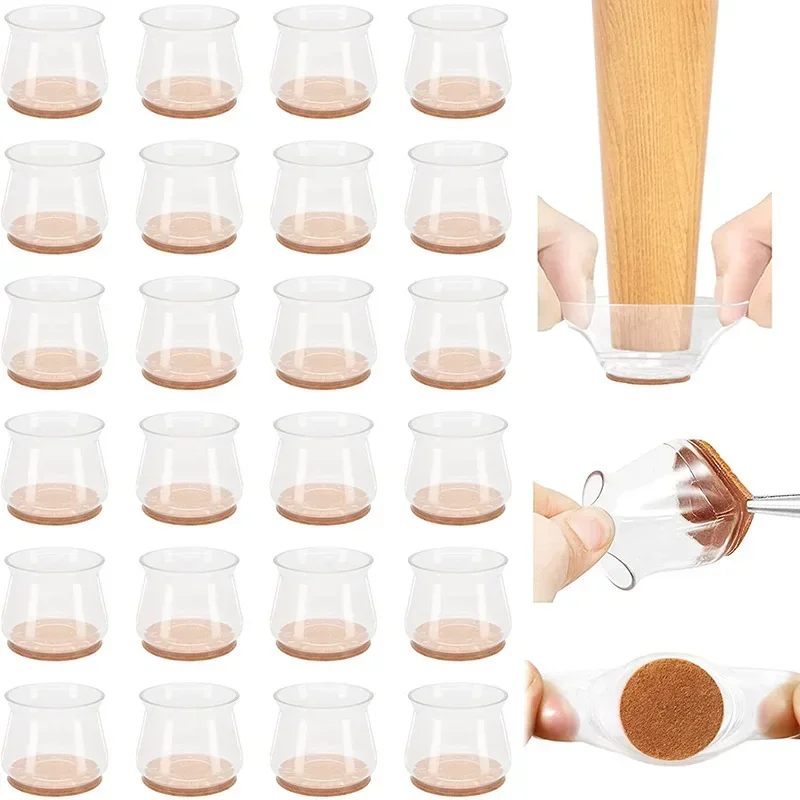 Outdoor Furniture Leg Protectors - 4/16pcs เก้าอี้ขา Caps ยางฟุต Protector Pads