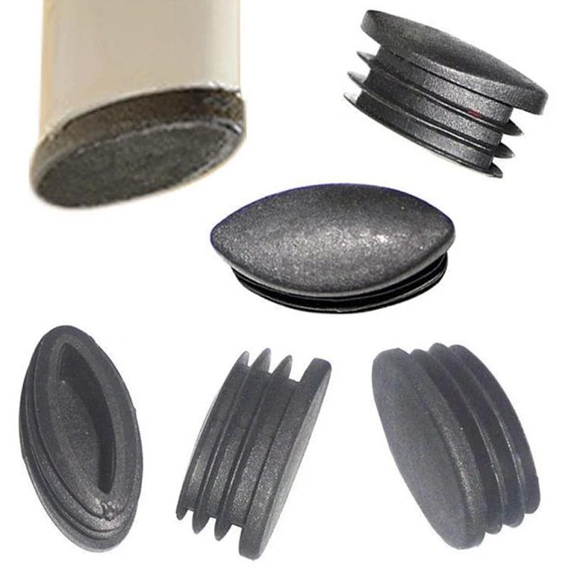 Outdoor Furniture Leg Protectors - 20 ชิ้น Olive หลอดปลั๊กท่อ Blanking End