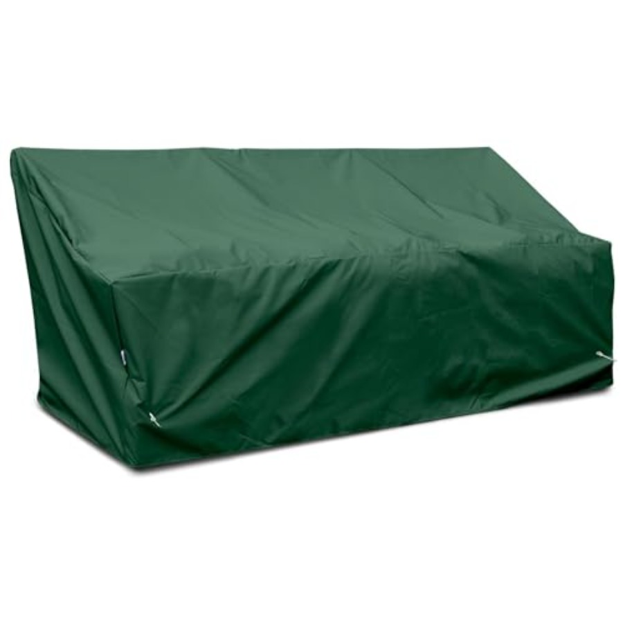 Outdoor Furniture Heavy - ผ้าคลุมเฟอร์นิเจอร์ลานบ้านสำหรับโซฟากลางแจ้ง ผ้ากันน้ำและกันฝุ่นอย่างดี สีเขียวป่า ทนทานต่อสภาพอากาศ