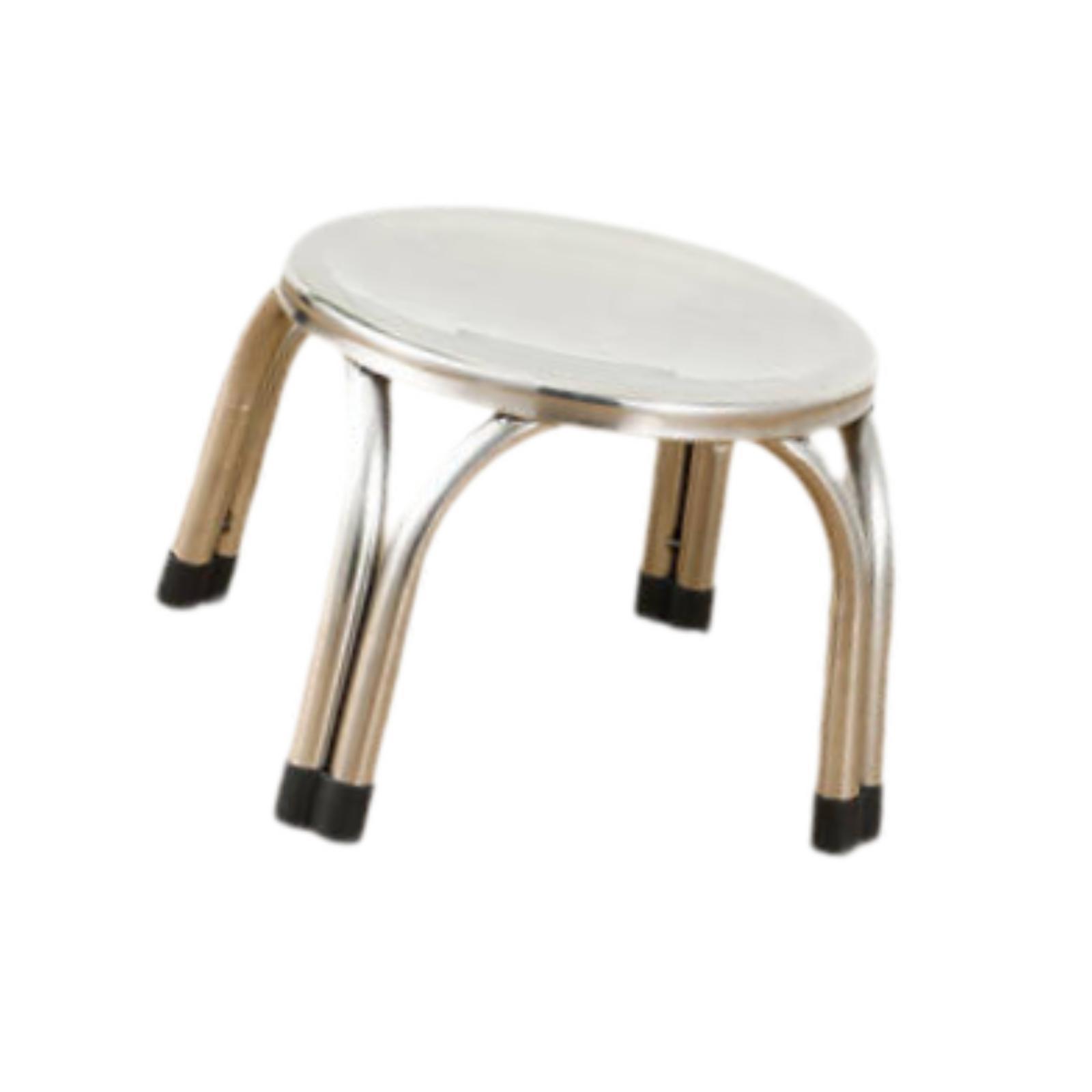 Outdoor Furniture Easy To Clean - เก้าอี้สตูลอเนกประสงค์ สแตนเลส ทำความสะอาดง่าย ที่นั่งกันลื่น สำหรับใช้ในบ้าน ครัว