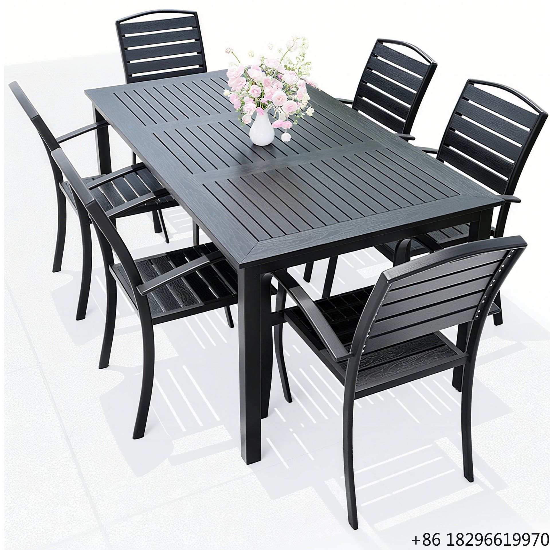 Outdoor Furniture Table - ชุดโต๊ะเก้าอี้ปิกนิกไม้ไผ่ใหม่ สำหรับระเบียง ลานบ้าน เฟอร์นิเจอร์กลางแจ้งทันสมัย