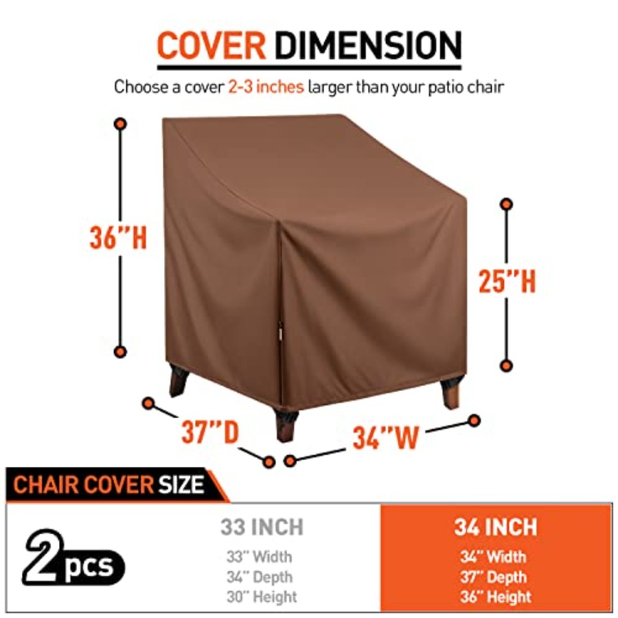 ผ้าคลุมเก้าอี้สนามกันน้ำ, ผ้าค - Outdoor Furniture Heavy บทวิจารณ์และราคา