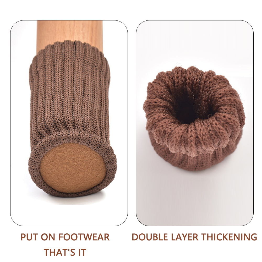 ถุงเท้าคลุมขาเก้าอี้ 16/24 ชิ้ - Outdoor Furniture Leg Protectors บทวิจารณ์และราคา