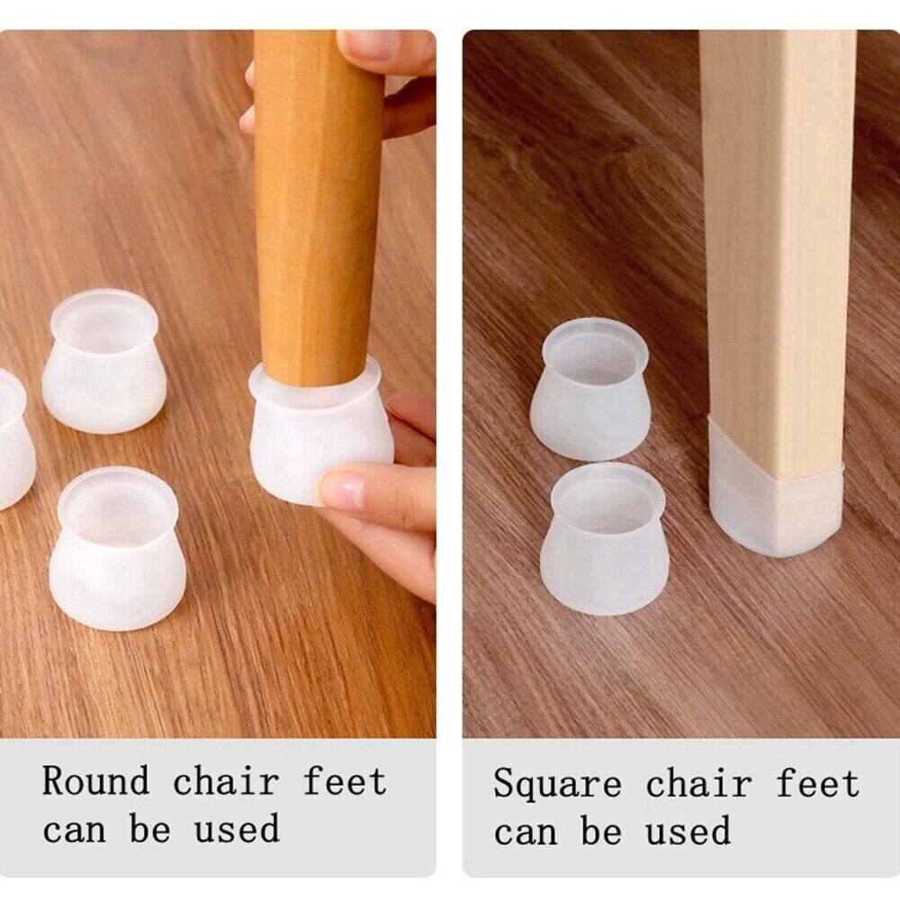 20 ชิ้นเก้าอี้ป้องกันพื้นซิลิโ - Outdoor Furniture Leg Protectors บทวิจารณ์และราคา