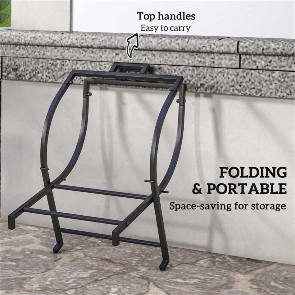 ชั้นวางฟืนสำหรับเฟอร์นิเจอร์กล - Outdoor Furniture Heavy บทวิจารณ์และราคา