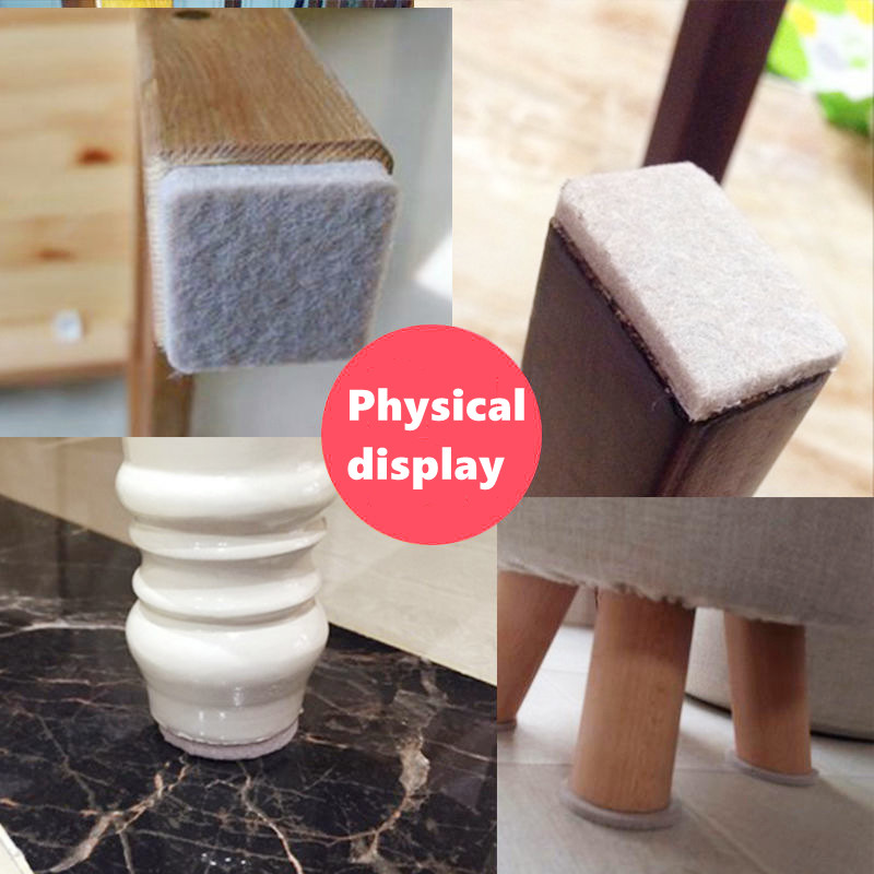 แผ่นสักหลาดกันเสียงแบบหนาสำหรั - Outdoor Furniture Leg Protectors บทวิจารณ์และราคา
