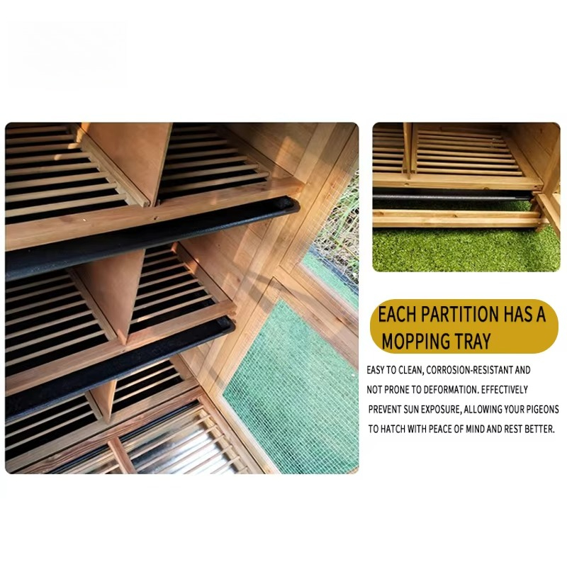 กรงนกไม้ขนาดใหญ่สำหรับกลางแจ้ง - Outdoor Furniture Easy To Clean บทวิจารณ์และราคา