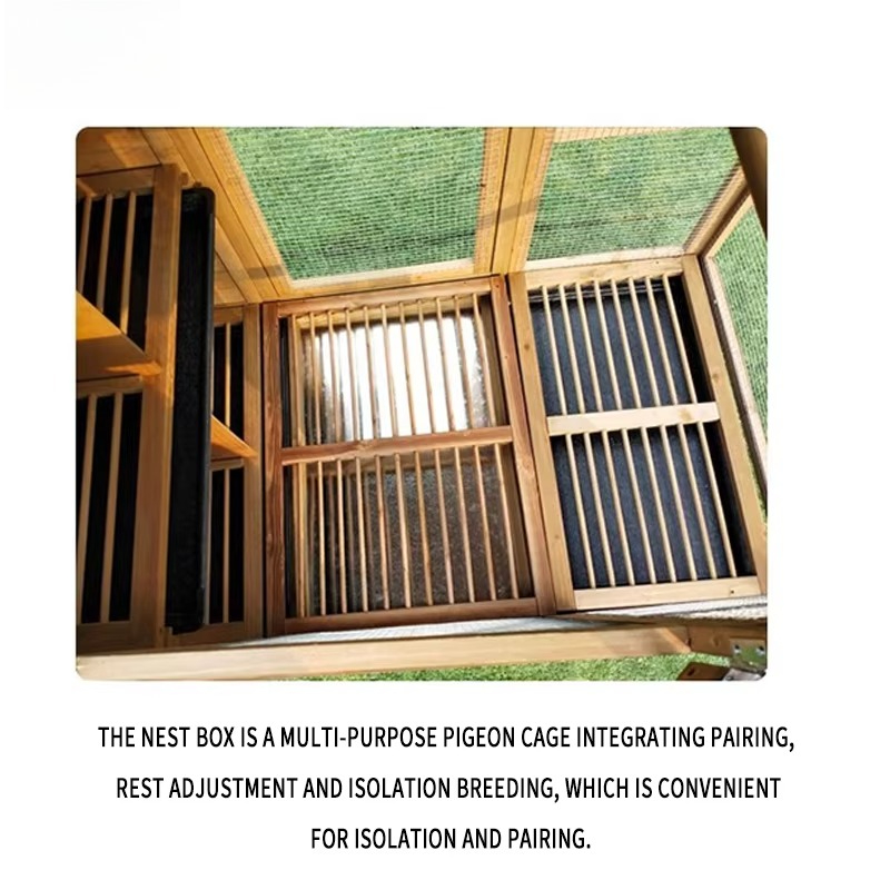 กรงนกไม้ขนาดใหญ่สำหรับกลางแจ้ง - Outdoor Furniture Easy To Clean บทวิจารณ์และราคา