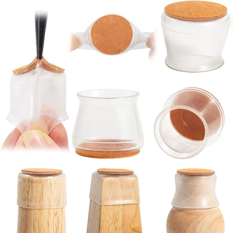 4/16pcs เก้าอี้ขา Caps ยางฟุต  - Outdoor Furniture Leg Protectors บทวิจารณ์และราคา