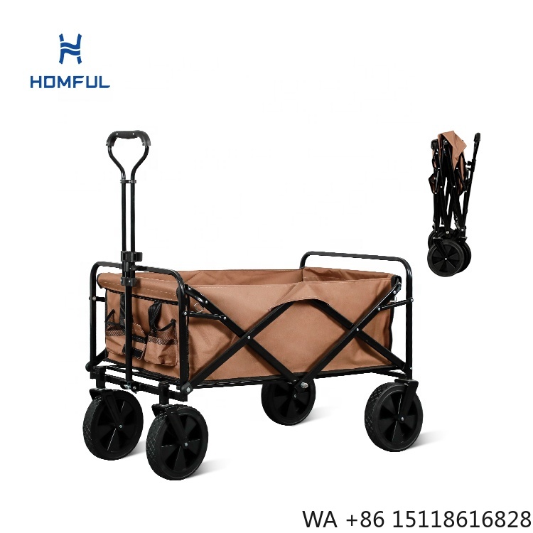 รถเข็นตกปลา HOMFUL แบบพับได้ ร - Outdoor Furniture Table บทวิจารณ์และราคา