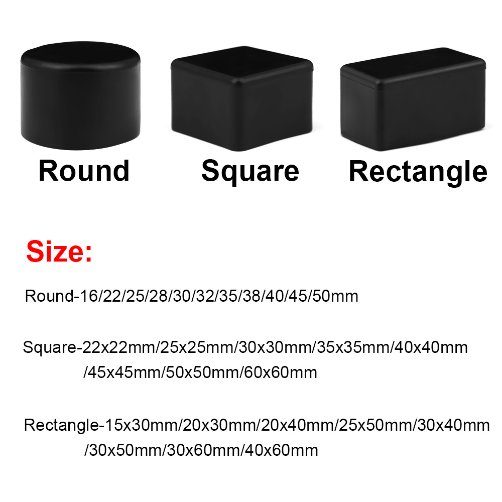 ที่ครอบขาเก้าอี้ซิลิโคนทรงสี่เ - Outdoor Furniture Leg Protectors บทวิจารณ์และราคา