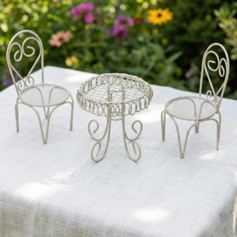1/3 ชิ้น ของตกแต่งสวนบ้านตุ๊กต - Outdoor Furniture Table บทวิจารณ์และราคา