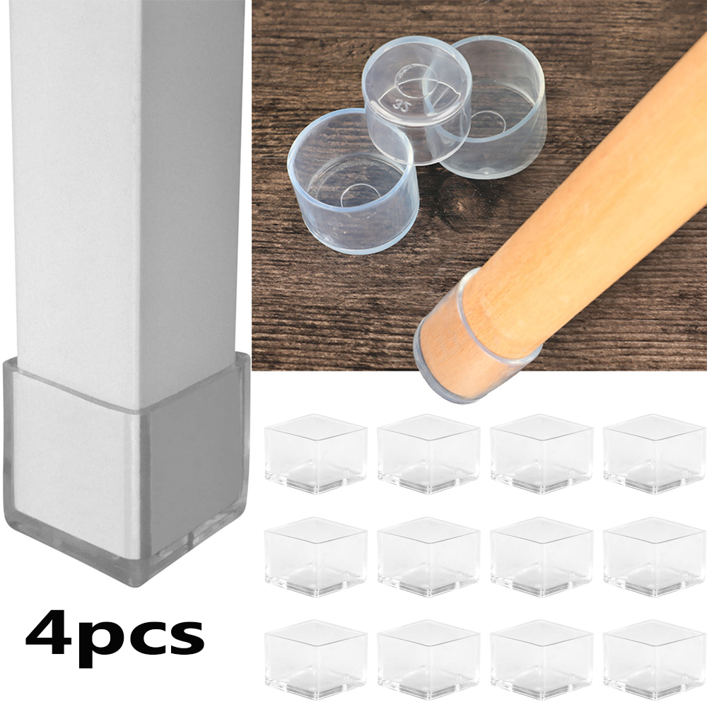 4ชิ้น/เซ็ตเก้าอี้ตารางฟุต Caps - Outdoor Furniture Leg Protectors บทวิจารณ์และราคา